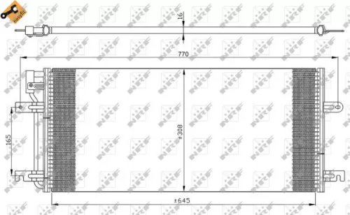 NRF Condenser, air conditioning (35316)