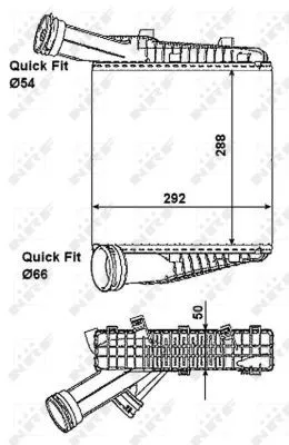 NRF Charge Air Cooler (30198)