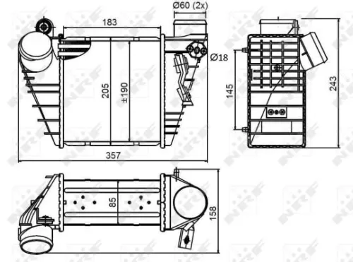 NRF Charge Air Cooler (30847)