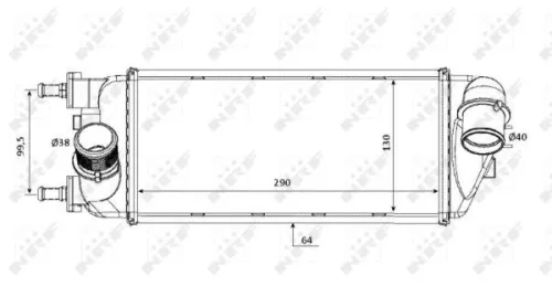 NRF Charge Air Cooler (30183)