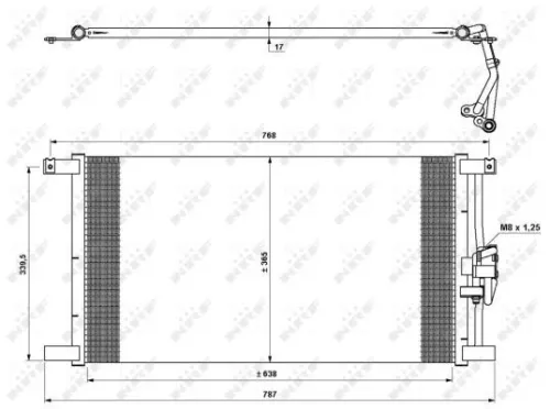 NRF Condenser, air conditioning (35640)