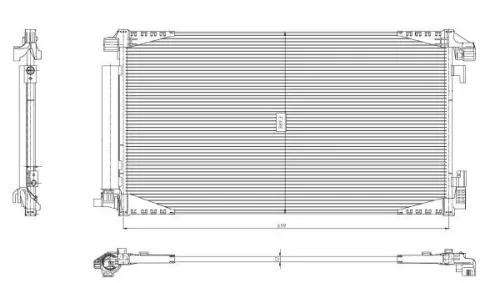 NRF Condenser, air conditioning (350455)