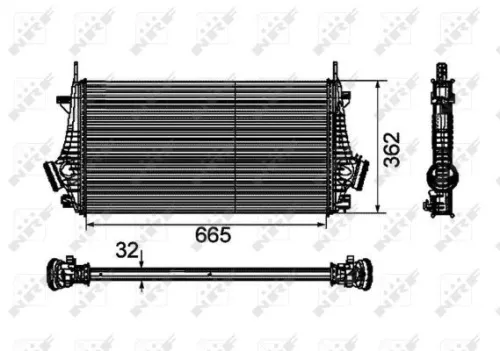 NRF Charge Air Cooler (30796)