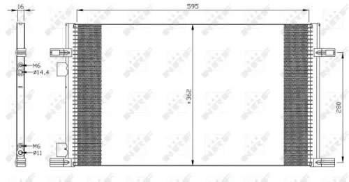 NRF Condenser, air conditioning (35298)