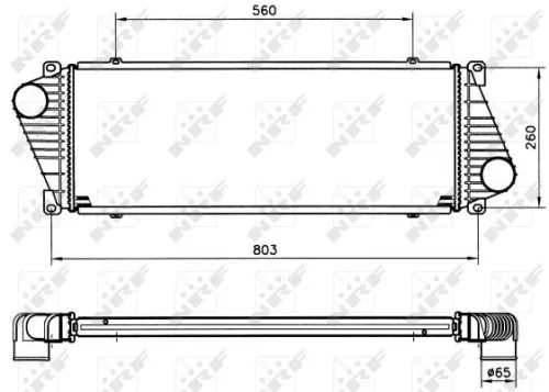 NRF Charge Air Cooler (30830)