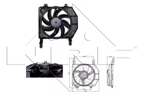 NRF Fan, engine cooling (47077)