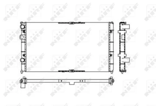 NRF Radiator, engine cooling (53632)