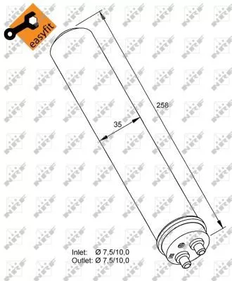 NRF Dryer, air conditioning (33300)