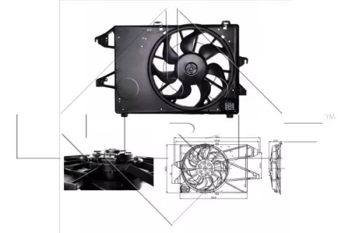 NRF Fan, engine cooling (47005)