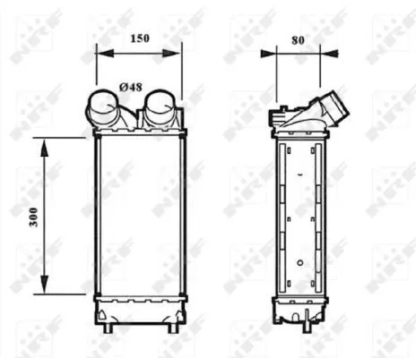 NRF Charge Air Cooler (30190)