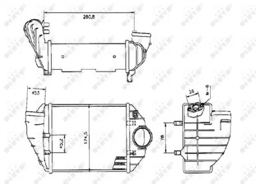 NRF Charge Air Cooler (30133)