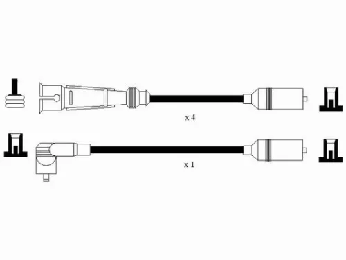 NGK Ignition Cable Kit (7363)