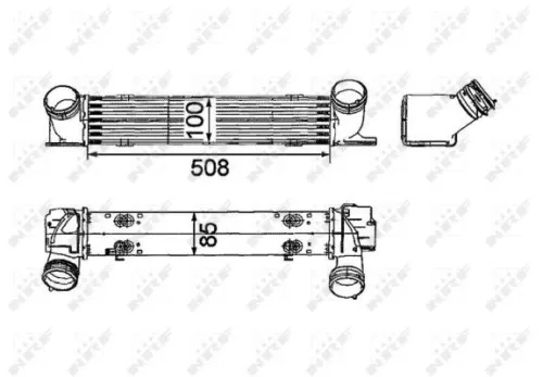 NRF Charge Air Cooler (30797)