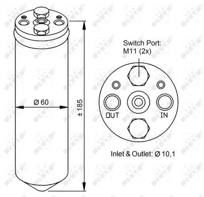 NRF Dryer, air conditioning (33122)
