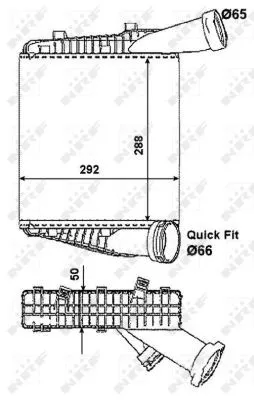 NRF Charge Air Cooler (30178)