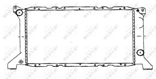 NRF Radiator, engine cooling (507373)