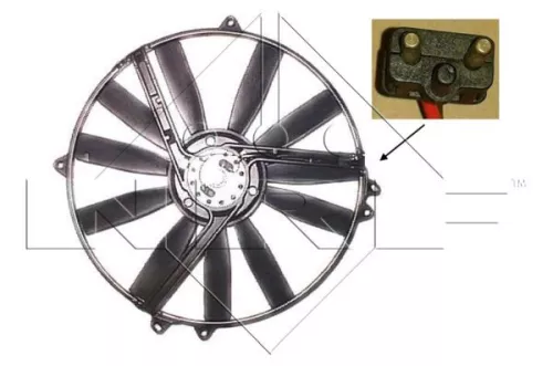 NRF Fan, engine cooling (47300)