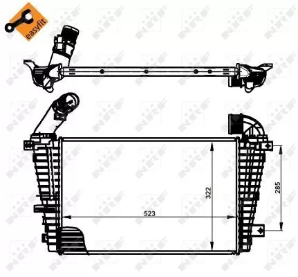 NRF Charge Air Cooler (30302)