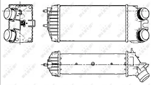 NRF Charge Air Cooler (30278)