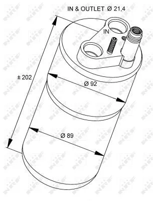 NRF Dryer, air conditioning (33322)