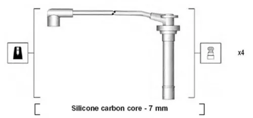 MAGNETI MARELLI Ignition Cable Kit (941295130859)