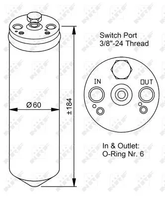 NRF Dryer, air conditioning (33028)