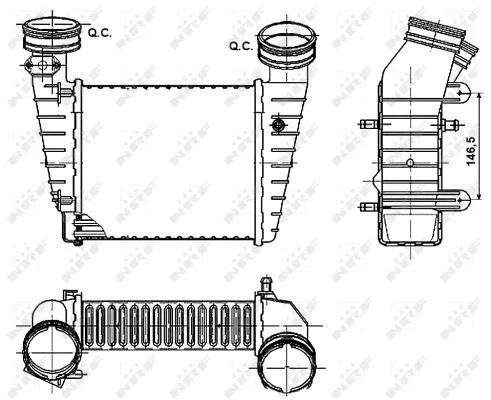 NRF Charge Air Cooler (30147A)
