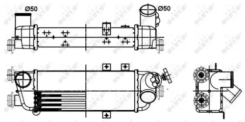 NRF Charge Air Cooler (30305)