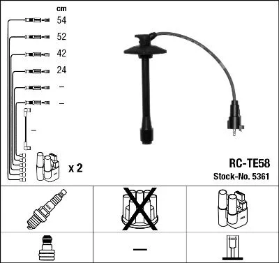 NGK Ignition Cable Kit (5361)