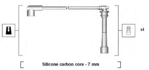 MAGNETI MARELLI Ignition Cable Kit (941295110882)