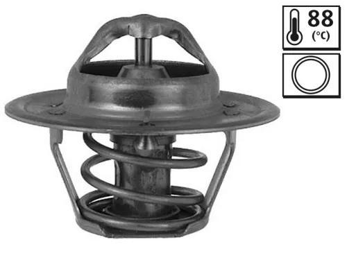 Thermostat, coolant