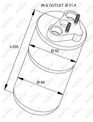 NRF Dryer, air conditioning (33317)