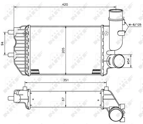 NRF Charge Air Cooler (30066A)