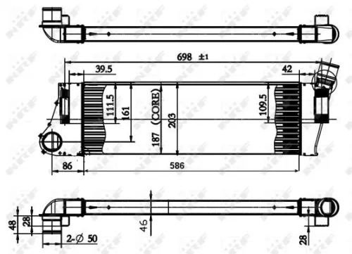 NRF Charge Air Cooler (30899)