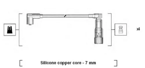 MAGNETI MARELLI Ignition Cable Kit (941045300517)