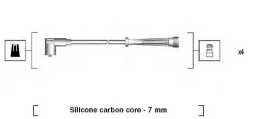 MAGNETI MARELLI Ignition Cable Kit (941145380735)