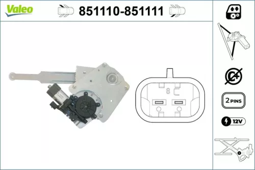 VALEO Window Regulator (851110)