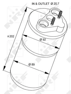 NRF Dryer, air conditioning (33318)