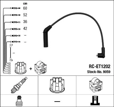 NGK Ignition Cable Kit (9059)