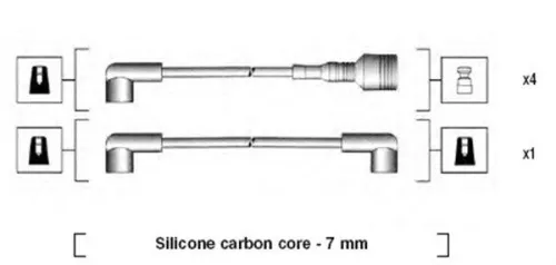 MAGNETI MARELLI Ignition Cable Kit (941044120502)