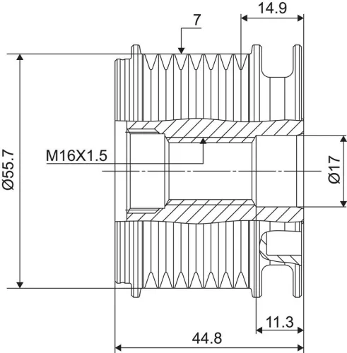 VALEO Alternator Freewheel Clutch (588060)