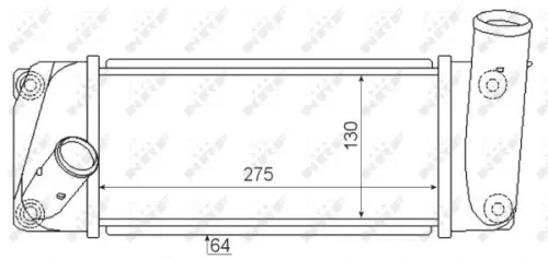 NRF Charge Air Cooler (30347)