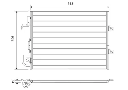 VALEO Condenser, air conditioning (814061)