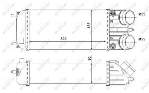 NRF Charge Air Cooler (30543)