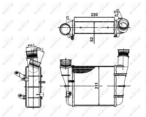 NRF Charge Air Cooler (30148A)