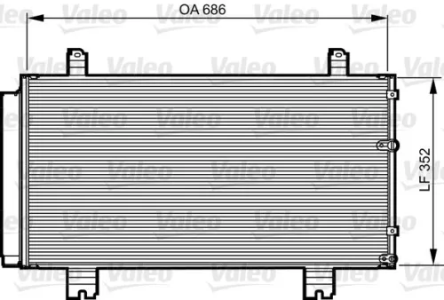 VALEO Condenser, air conditioning (814226)