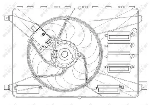 NRF Fan, engine cooling (47626)