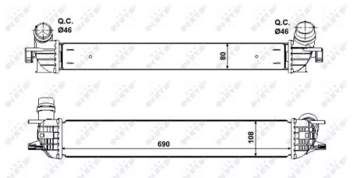 NRF Charge Air Cooler (30503)