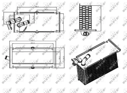 NRF Charge Air Cooler (30292)