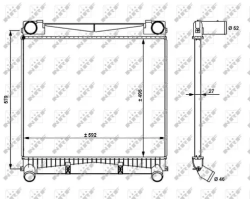 NRF Charge Air Cooler (30911)
